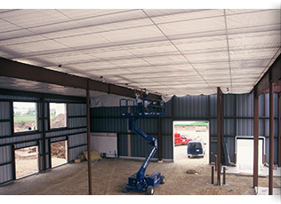 Simple Saver<sup>&reg;</sup> System Syseal™ fabric liner being installed.