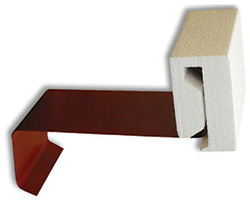 Snap-R Thermal Block installed on girt